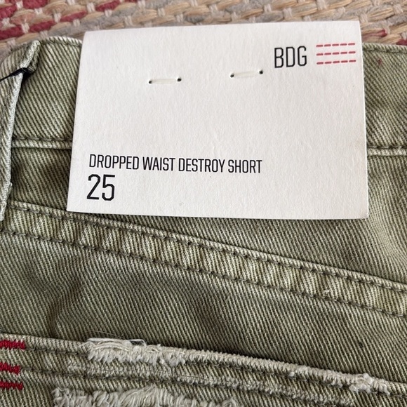 NWT BDG “dropped waist destroy short” - Picture 7 of 7